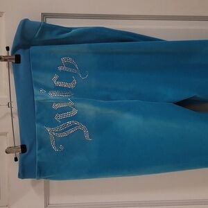 BNWT Juicy Couture Velour Trackpants I  Blue Crush